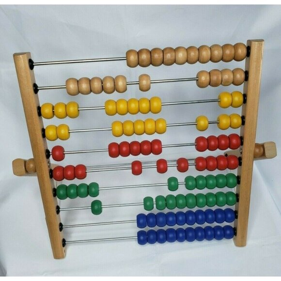 Japanese Soroban Abacus – Wooden Frame, Classic Beads, Ancient Student Calculato - Picture 5 of 5